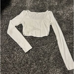 garage cropped long sleeve